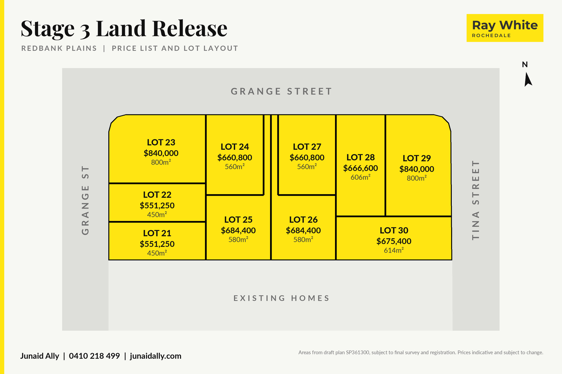Stage 3 Redbank Plains estate price map