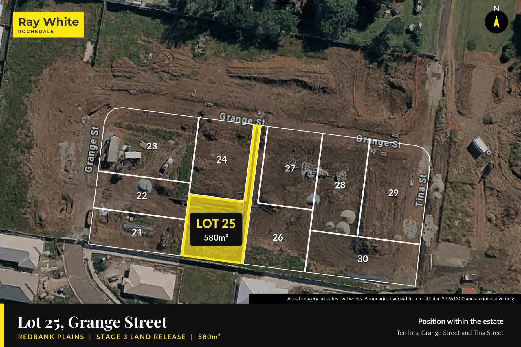 Lot 25 on site, 580m², Grange Street Redbank Plains