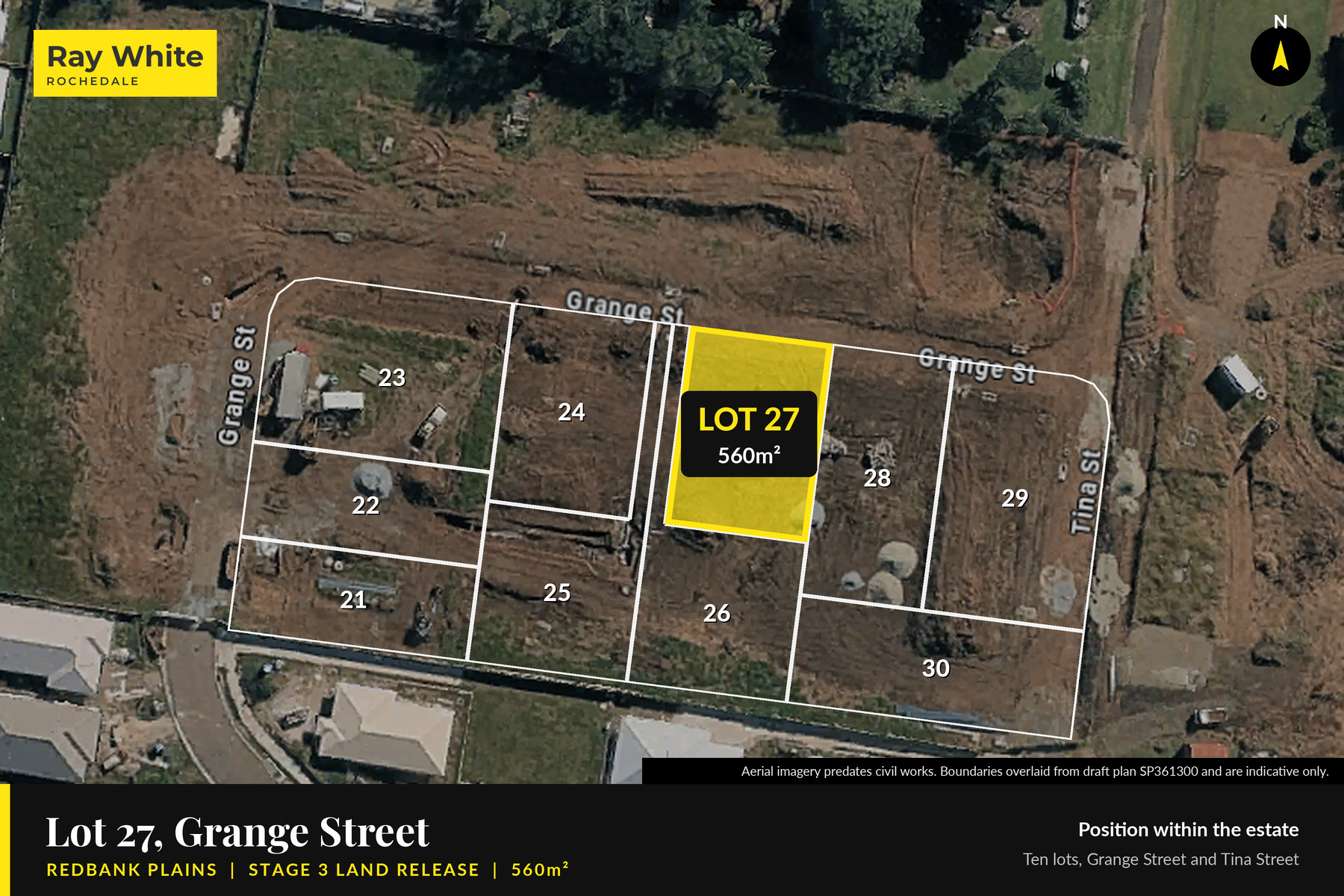 Lot 27 on site, 560m², Grange Street Redbank Plains