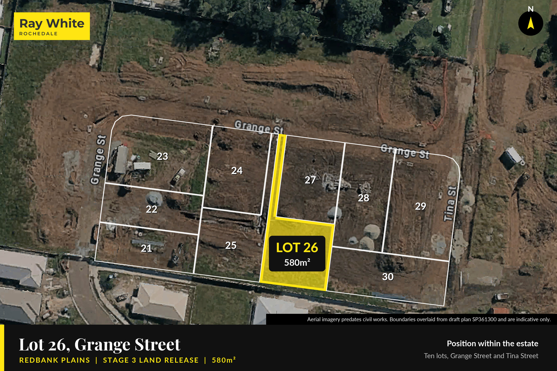 Lot 26 on site, 580m², Grange Street Redbank Plains