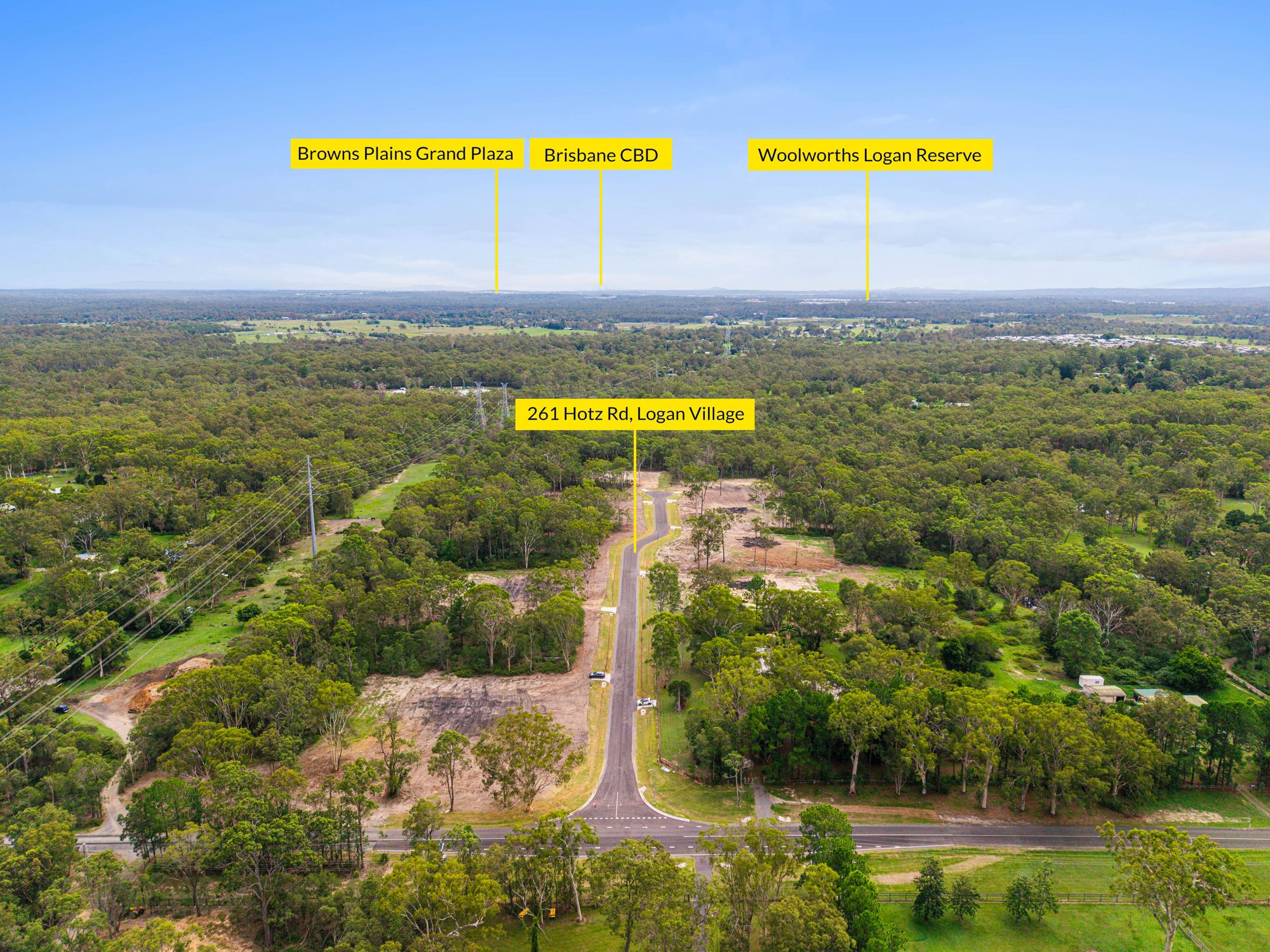 Fahim Place location with Browns Plains Grand Plaza, Brisbane CBD and Woolworths Logan Reserve labelled
