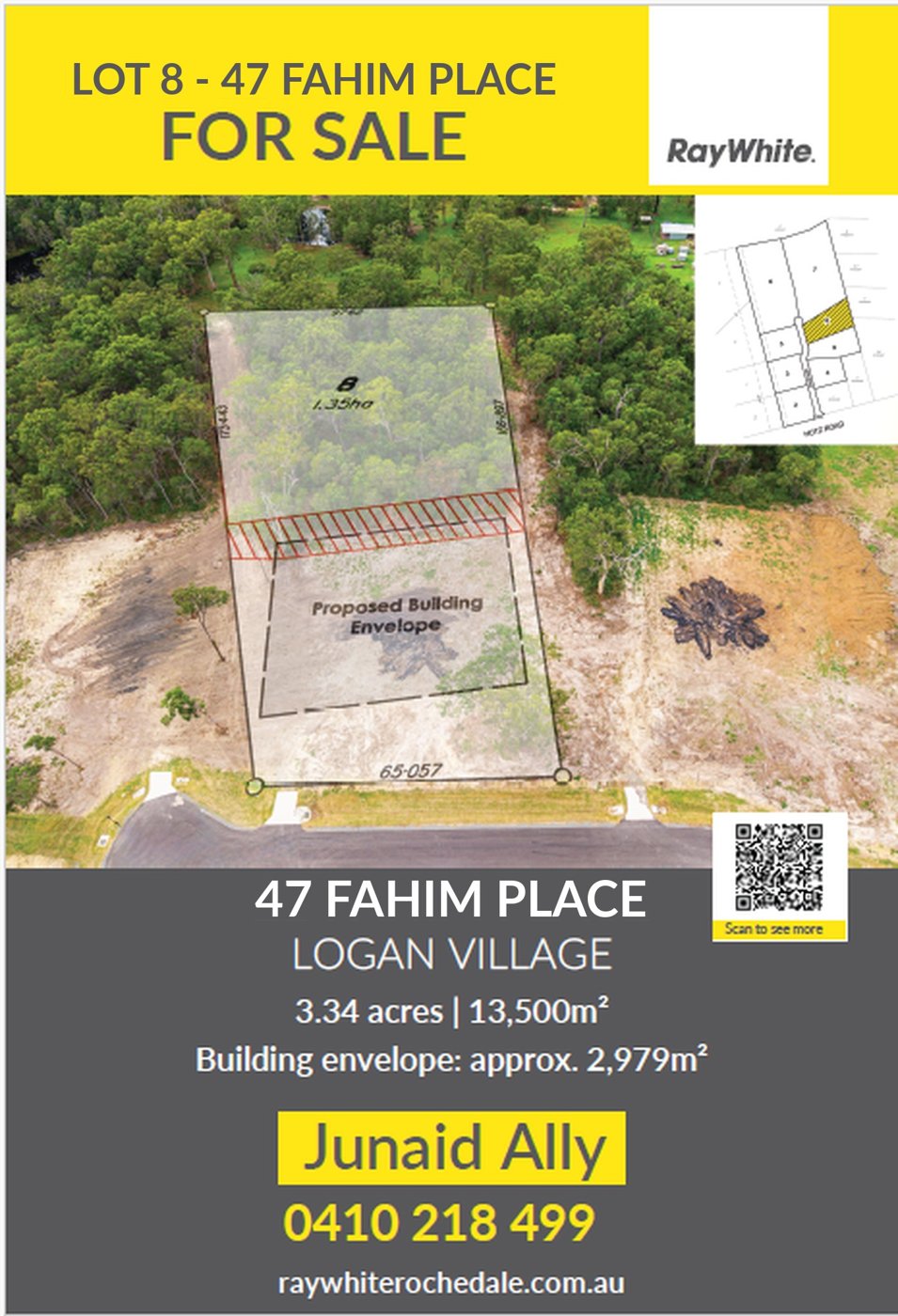 Signboard for Lot 8, 47 Fahim Place
