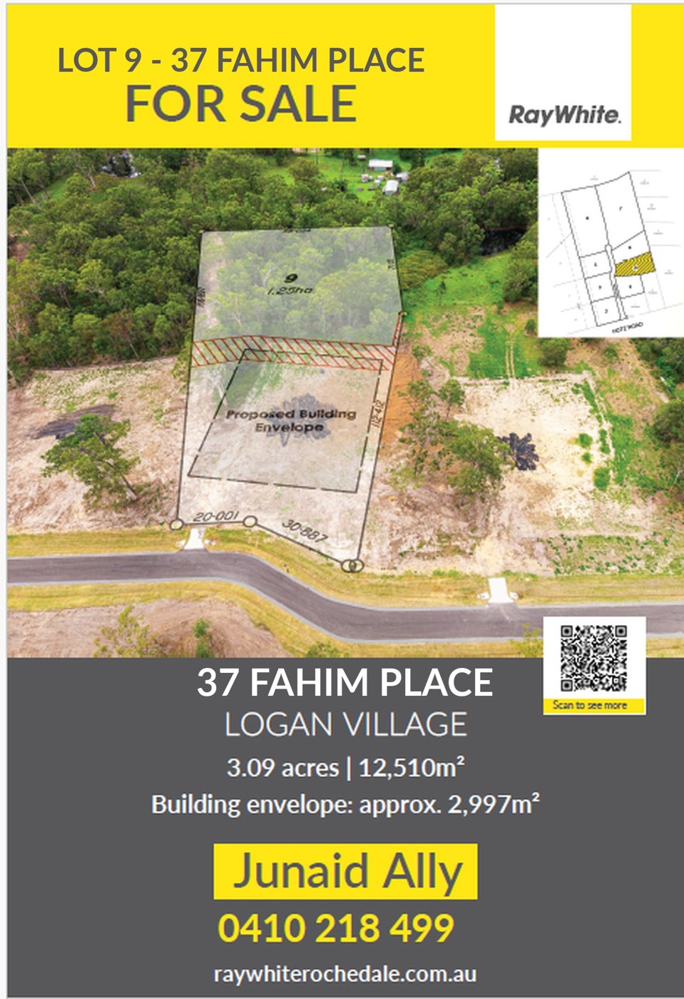 Signboard for Lot 9, 37 Fahim Place