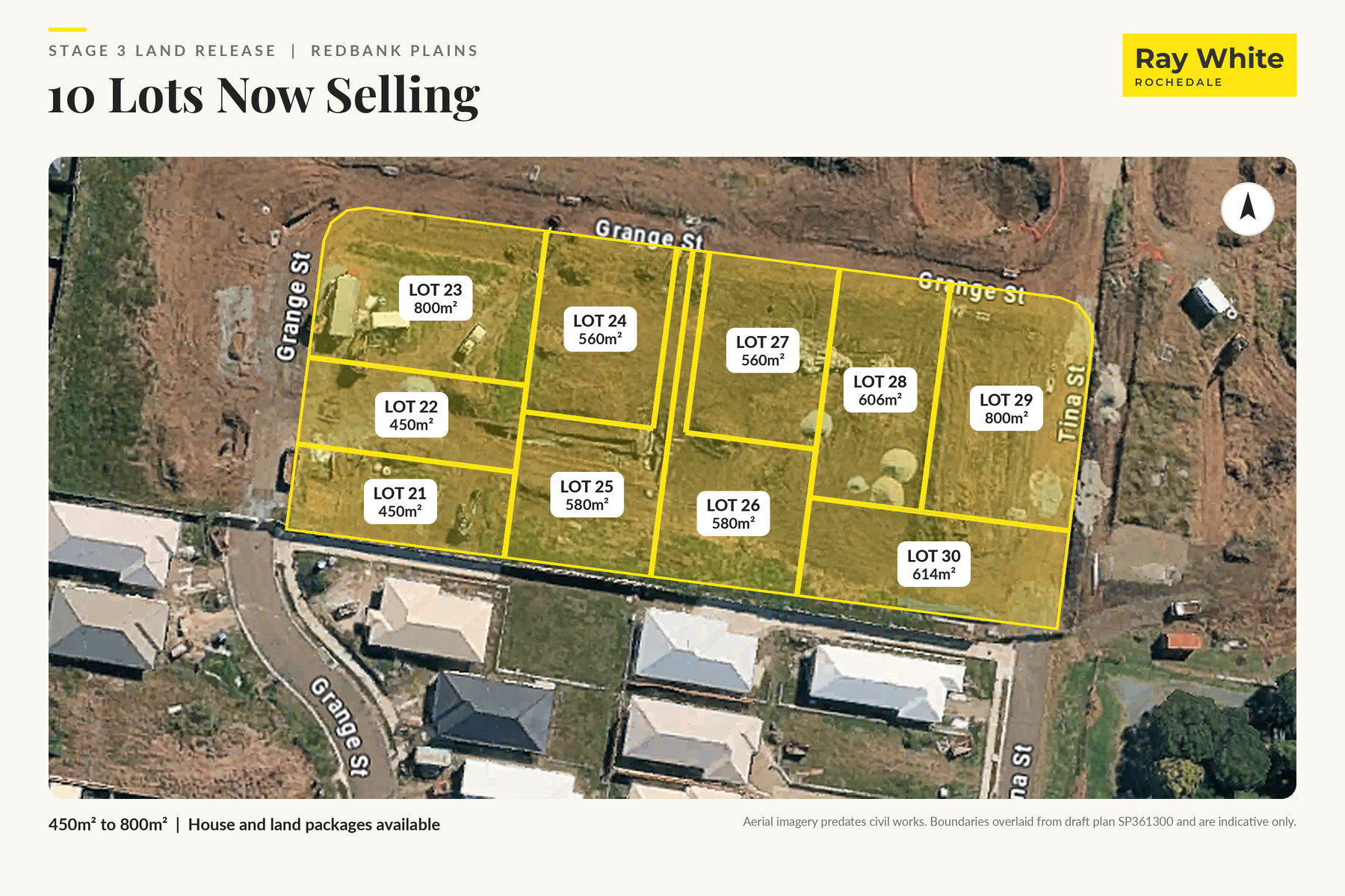 Stage 3 land release, Grange Street and Tina Street, Redbank Plains, for sale by Junaid Ally