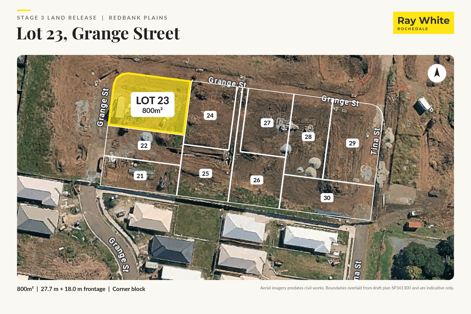 Lot 23 on site, 800m², Grange Street Redbank Plains