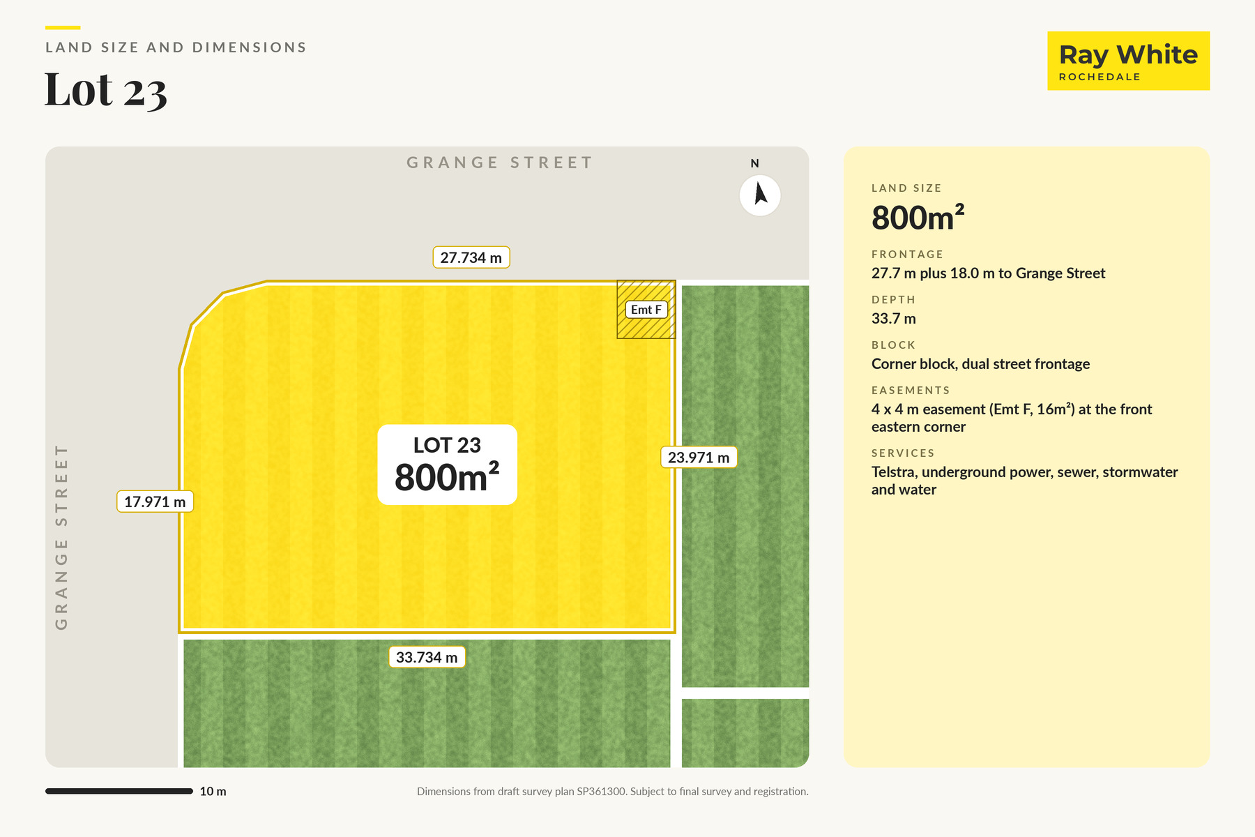 Lot 23 lot plan, 800m², Grange Street Redbank Plains