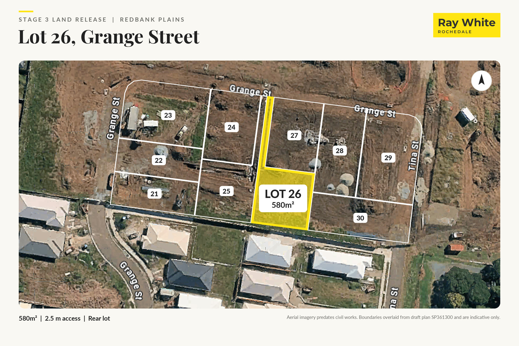 Lot 26 on site, 580m², Grange Street Redbank Plains