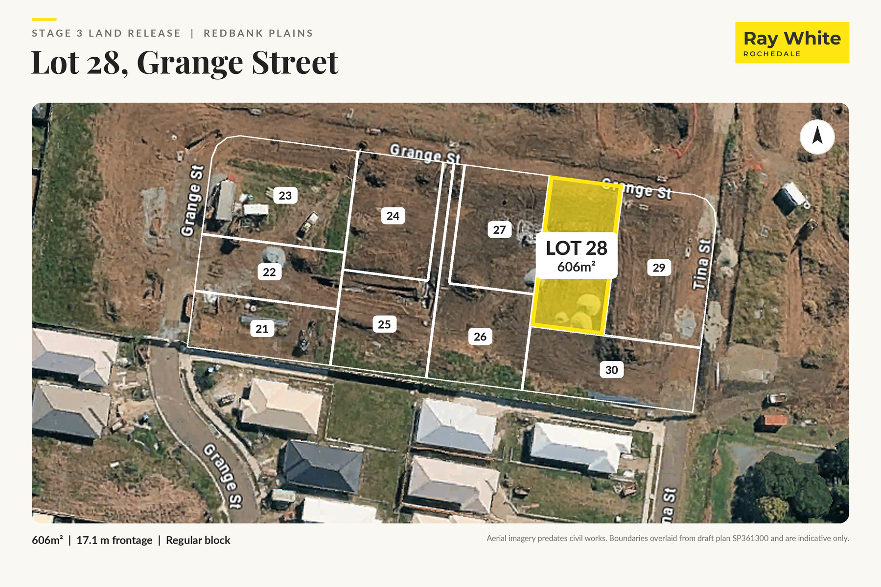 Lot 28 on site, 606m², Grange Street Redbank Plains