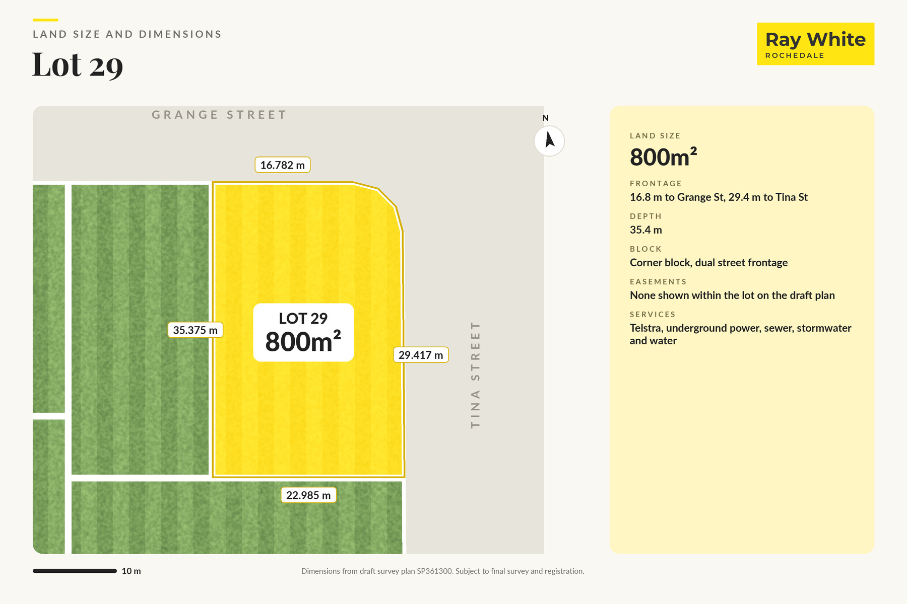 Lot 29 lot plan, 800m², Grange Street and Tina Street Redbank Plains